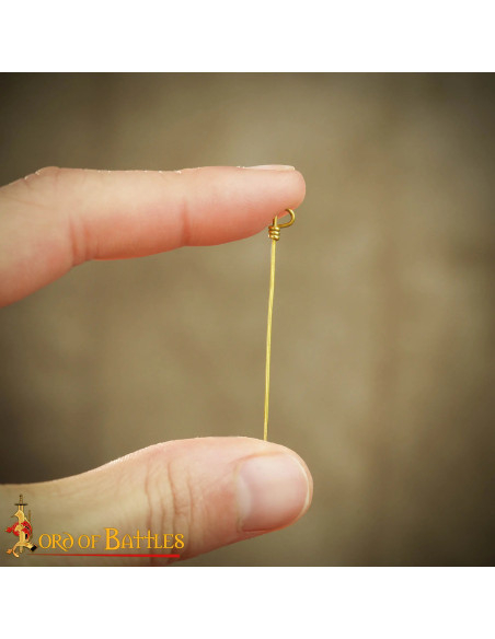 Set of 6 Medieval Brass Clothing Pins