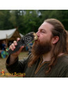 Viking Drinking Horn Valknut Model