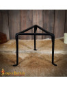Medieval Tripod for Fire in Hand-Forged Iron (23.4x22.8 cm.)