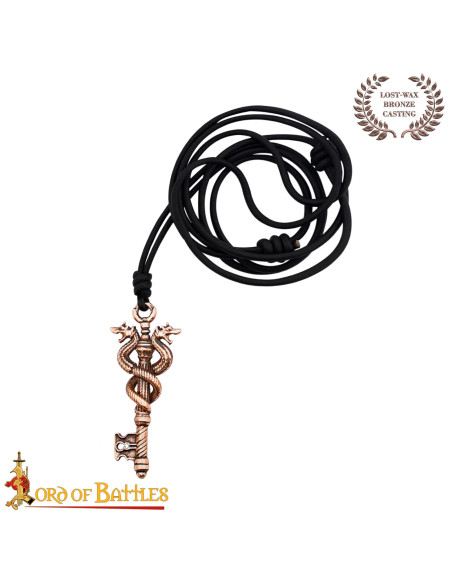 Dragon Guardian Lost Wax Bronze Key...