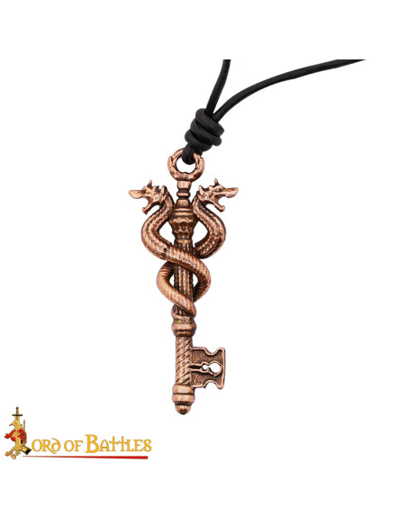 Dragon Guardian Lost Wax Bronze Key...