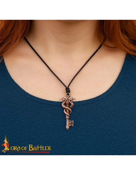 Dragon Guardian Lost Wax Bronze Key...