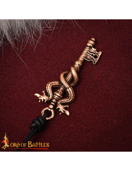 Dragon Guardian Lost Wax Bronze Key...