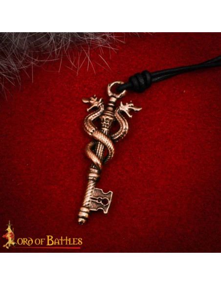 Dragon Guardian Lost Wax Bronze Key...