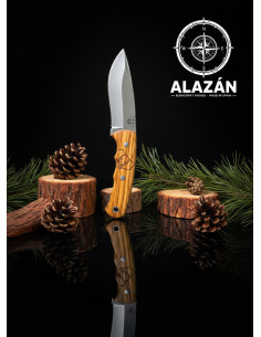 Cudeman Handcrafted Olive Steel Adventure Knife