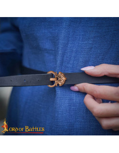 Set of 3 Unique Viking Buckles in Aged Bronze 2