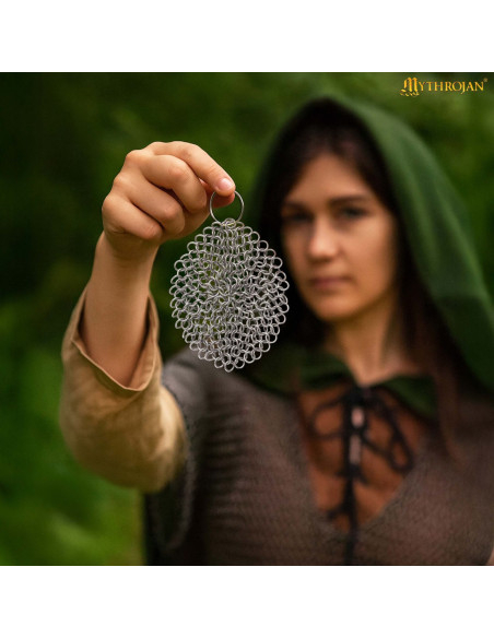 Durable Steel Chainmail Keychain...