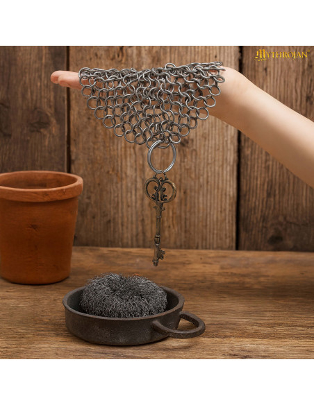 Durable Steel Chainmail Keychain...
