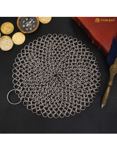 Medieval Chainmail Stress Relief Keychain (12x12 cm.)