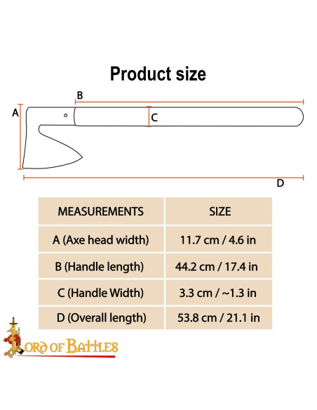 14th Century Historical Axe High...