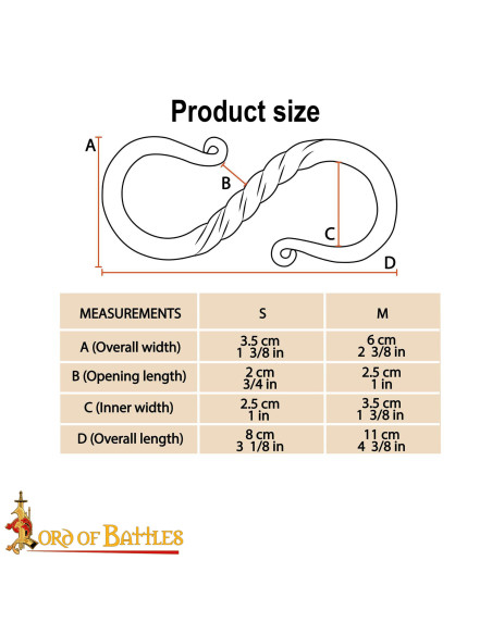 Medieval Iron S Hook for Rustic Cooking