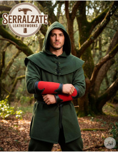 Cherry Red Leather Ranger Bracelets 2