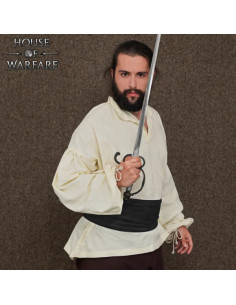 Soft and Versatile Historical Black Sash for LARP and... 2