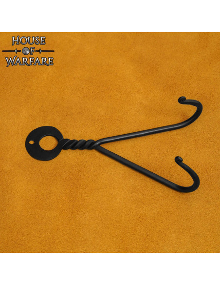 Wall Hanger for Swords in Wrought Iron