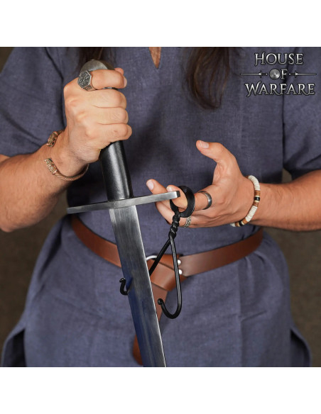 Wall Hanger for Swords in Wrought Iron