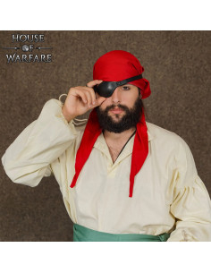 Handmade Genuine Leather Pirate Eye Patch (Adjustable) 2