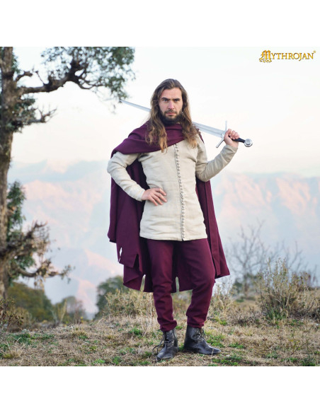 14th Century Medieval Doublet in...