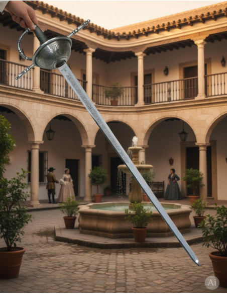 Spanish Tizona Sword, rustic finish,...