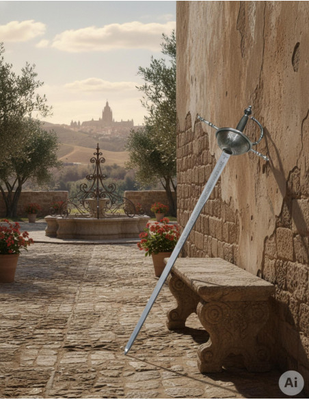 Spanish Tizona Sword, rustic finish,...