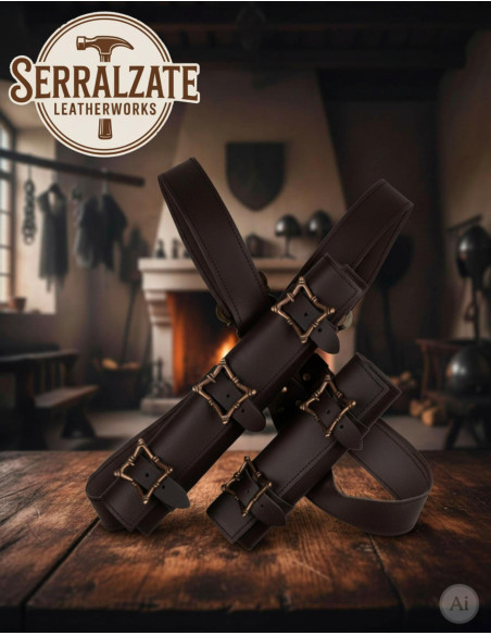 Double Sword Belt Holster for LARP in...