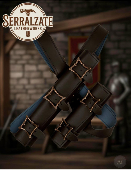 Double Sword Belt Holster for LARP in...