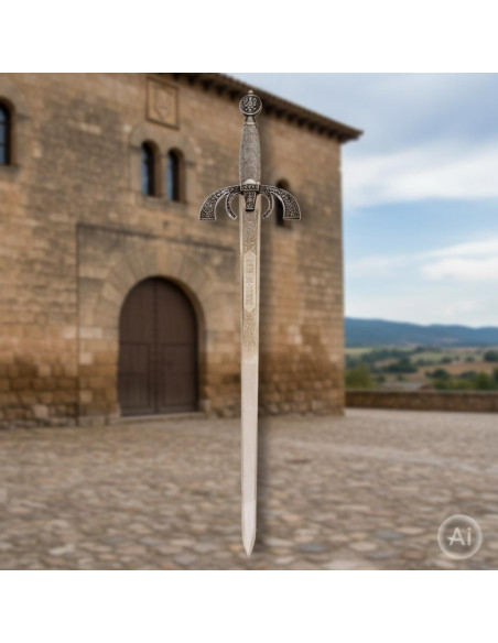 Duque de Alba sword, rustic finish