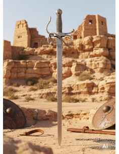 Colada Cid sword, rustic finish