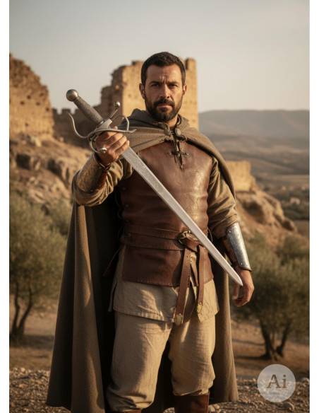 Colada Cid sword, rustic finish