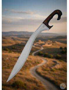 Functional handmade Iberian falcata with scabbard, blade... 2