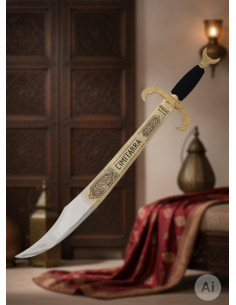 golden arabian scimitar 2