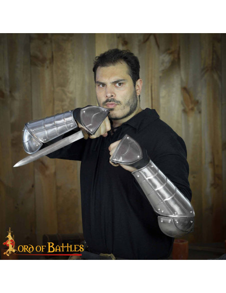 Medieval Fantasy Arm Guards: Protects...