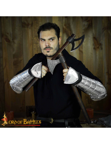 Medieval Fantasy Arm Guards: Protects...