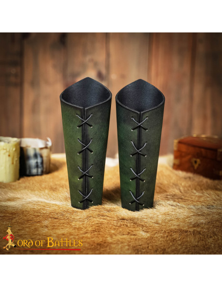 Leather Ranger Bracers with Minas...