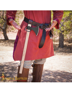 Hand-forged Viking Battle Axe, Carbon Steel