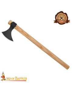 Hand-forged Viking Battle Axe, Carbon Steel 2