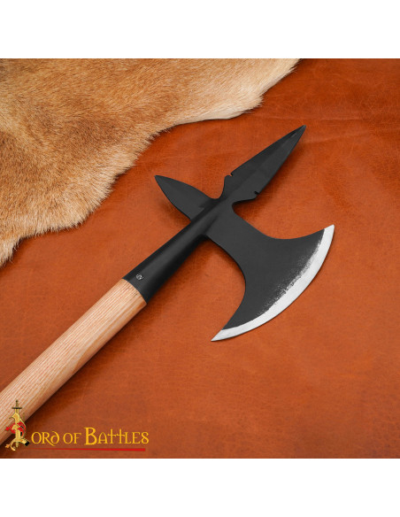 Medieval Battle Axe Forged Carbon...