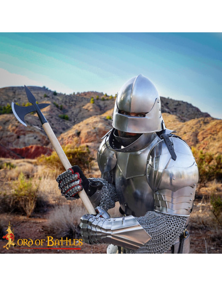 Medieval Battle Axe Forged Carbon...