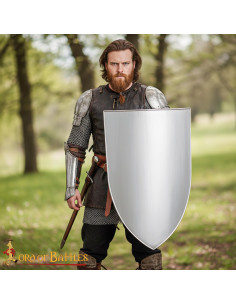18G Steel Medieval Shield for Customization