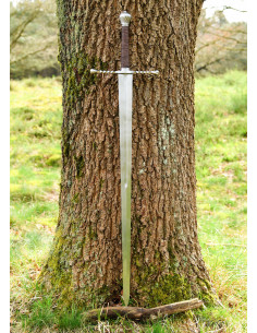 Bastard sword with scabbard, functional