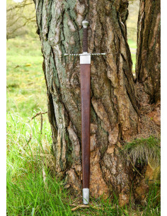 Bastard sword with scabbard, functional 2