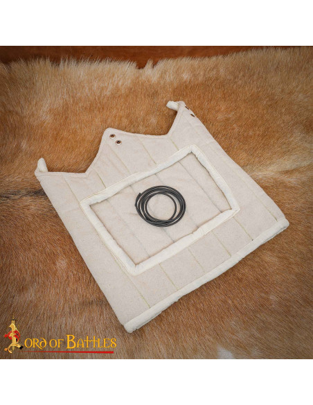 Padded Canvas Liner for Medieval Helmet