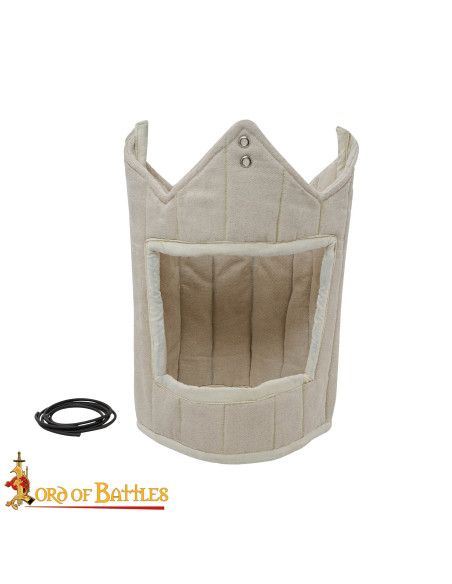 Padded Canvas Liner for Medieval Helmet