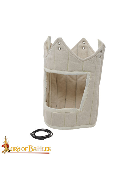 Padded Canvas Liner for Medieval Helmet