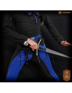 Adjustable Genuine Leather Medieval Sword Sheath, Right Hand 2