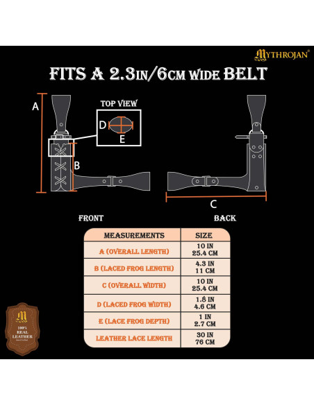 Adjustable Genuine Leather Medieval...