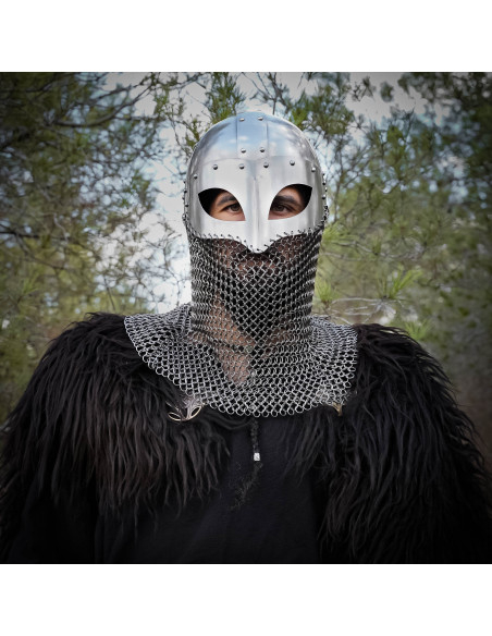 Viking Helmet with Chainmail Coif (16...