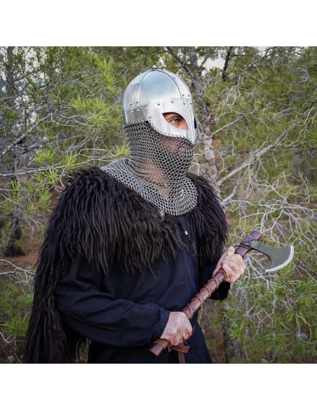 Viking Helmet with Chainmail Coif (16...