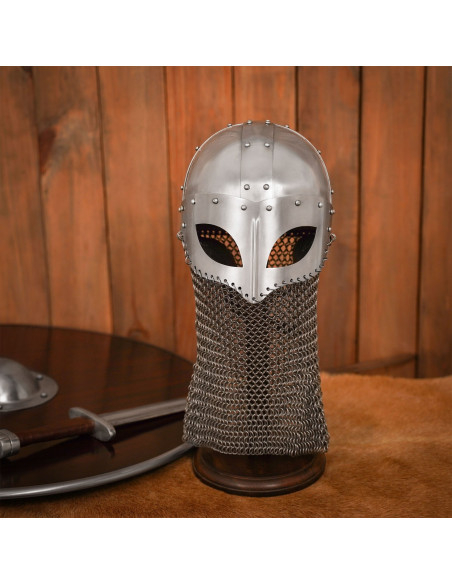 Viking Helmet with Chainmail Coif (16...