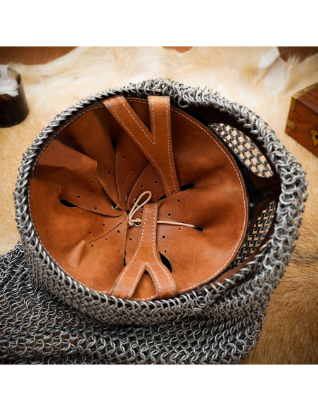 Viking Helmet with Chainmail Coif (16...
