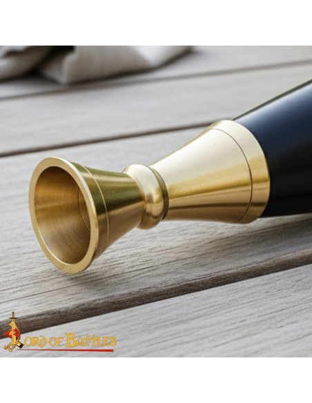 Viking Trumpet with Solid Brass...